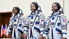 Члены основного экипажа 53/54-й экспедиции на Международную космическую станцию Члены основного экипажа 53/54-й экспедиции на Международную космическую станцию