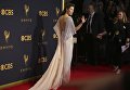 Актриса Джессика Бил на церемонии награждения телевизионной премии Эмми-2017 в Лос-Анджелесе Актриса Джессика Бил на церемонии награждения телевизионной премии Эмми-2017 в Лос-Анджелесе