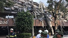 Последствия землетрясения в Мексике Последствия землетрясения в Мексике