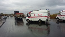 Скорая помощь на месте ДТП с участием автобуса в Коломенском районе Подмосковья Скорая помощь на месте ДТП с участием автобуса в Коломенском районе Подмосковья