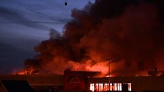 Пожар в торговом центре Синдика в Москве Пожар в торговом центре Синдика в Москве