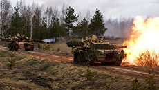 Танки M1 Abrams на международных военных учениях Summer Shield XIV Танки M1 Abrams на международных военных учениях Summer Shield XIV