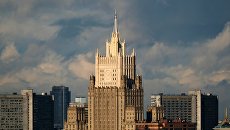 Здание министерства иностранных дел РФ в Москве. Архивное фото Здание министерства иностранных дел РФ в Москве. Архивное фото