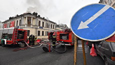 Пожар в здании Музея изобразительных искусств им. А.С. Пушкина. 3 ноября 2017 Пожар в здании Музея изобразительных искусств им. А.С. Пушкина. 3 ноября 2017