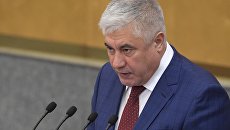 Министр внутренних дел РФ Владимир Колокольцев. Архивное фото Министр внутренних дел РФ Владимир Колокольцев. Архивное фото