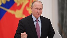 Президент РФ Владимир Путин. Архивное фото Президент РФ Владимир Путин. Архивное фото