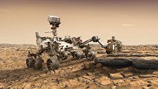 Компьютерная модель марсохода Марс-2020 Компьютерная модель марсохода Марс-2020