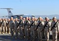 Российские военнослужащие на авиабазе Хмеймим в Сирии Российские военнослужащие на авиабазе Хмеймим в Сирии