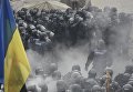 Cтолкновение между митингующими и полицией у здания Верховной рады Украины, Киев. 16 января 2018 Cтолкновение между митингующими и полицией у здания Верховной рады Украины, Киев. 16 января 2018