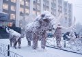 Скульптура мамонта возле здания окружной администрации города Якутска Скульптура мамонта возле здания окружной администрации города Якутска