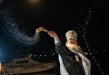 Протоиерей Вячеслав Костенко во время освящения воды в Крещенский сочельник в бухте Казачей в Севастополе Протоиерей Вячеслав Костенко во время освящения воды в Крещенский сочельник в бухте Казачей в Севастополе