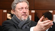Кандидат в президенты РФ от партии Яблоко Григорий Явлинский. Архивное фото Кандидат в президенты РФ от партии Яблоко Григорий Явлинский. Архивное фото