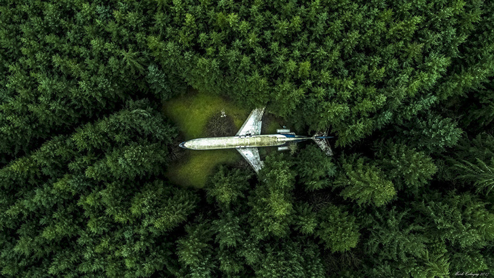 Снимок Самолет в лесу (Plane in the Forest) фотографа Mark Calayag, взявший приз в категории Popular Prize Снимок Самолет в лесу (Plane in the Forest) фотографа Mark Calayag, взявший приз в категории Popular Prize