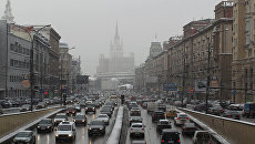 Автомобильные пробки в Москве. Архивное фото Автомобильные пробки в Москве. Архивное фото