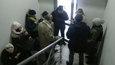 Ситуация у входа в редакцию газеты Вести в Киеве Ситуация у входа в редакцию газеты Вести в Киеве