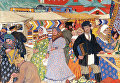 На ярмарке, 1910. Картон, темпера. Саратовский государственный художественный музей имени А.Н. Радищева. На ярмарке, 1910. Картон, темпера. Саратовский государственный художественный музей имени А.Н. Радищева.