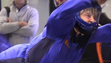 Железная бабушка: 96-летняя ветеран войны совершила полет в аэротрубе Железная бабушка: 96-летняя ветеран войны совершила полет в аэротрубе