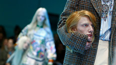 Показ коллекции Gucci во время Недели моды в Милане. 21 февраля 2018 год Показ коллекции Gucci во время Недели моды в Милане. 21 февраля 2018 год