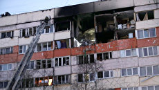 Жилой дом на улице Народного Ополчения в Санкт-Петербурге, где произошел взрыв газа. 13 марта 2018 Жилой дом на улице Народного Ополчения в Санкт-Петербурге, где произошел взрыв газа. 13 марта 2018