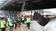 Возле станции Маленковская электропоезд сообщением Фрязино - Москва столкнулся с трактором. 14 марта 2018 Возле станции Маленковская электропоезд сообщением Фрязино - Москва столкнулся с трактором. 14 марта 2018