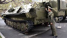 Российская станция радиоэлектронной борьбы Манушак на международной выставке вооружения и оборонных технологий ArmHiTec-2018 в Ереване Российская станция радиоэлектронной борьбы Манушак на международной выставке вооружения и оборонных технологий ArmHiTec-2018 в Ереване