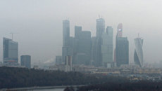 Вид на Московский международный деловой центр Москва-Сити с Воробьевых гор Вид на Московский международный деловой центр Москва-Сити с Воробьевых гор