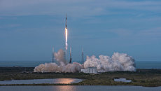 Старт ракеты-носителя Falcon 9. Архивное фото Старт ракеты-носителя Falcon 9. Архивное фото
