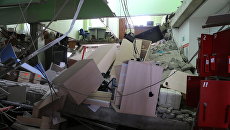 Обрушение перекрытий в магазине Магнит в Кургане. 10 апреля 2018 Обрушение перекрытий в магазине Магнит в Кургане. 10 апреля 2018