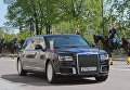 Автомобиль Aurus кортежа президента РФ. 7 мая 2018 Автомобиль Aurus кортежа президента РФ. 7 мая 2018