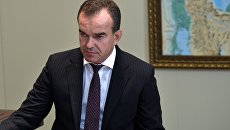 Губернатор Краснодарского края Вениамин Кондратьев. Архивное фото Губернатор Краснодарского края Вениамин Кондратьев. Архивное фото