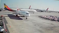 В Сети появилось видео столкновения самолетов в аэропорту Стамбула В Сети появилось видео столкновения самолетов в аэропорту Стамбула