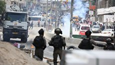 Уличные протесты в Палестине. Архивное фото Уличные протесты в Палестине. Архивное фото