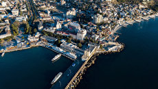 Вид на Ялту. Архивное фото Вид на Ялту. Архивное фото