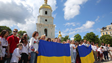 Участники марша вышиванок в Киеве. 19 мая 2018 Участники марша вышиванок в Киеве. 19 мая 2018