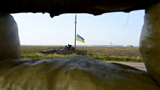 Танк украинской армии на Донбассе. Архивное фото Танк украинской армии на Донбассе. Архивное фото
