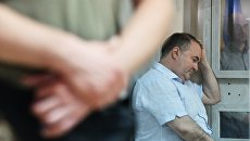 Директор украинского предприятия по производству оружия Борис Герман, обвиняемый в организации покушения на журналиста Аркадия Бабченко в Киеве, на судебном заседании. Архивное фото Директор украинского предприятия по производству оружия Борис Герман, обвиняемый в организации покушения на журналиста Аркадия Бабченко в Киеве, на судебном заседании. Архивное фото