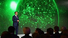 Президент, председатель правления Сбербанка РФ Герман Греф выступает во время годового общего собрания акционеров Сбербанка по итогам 2018-го года в Москве. 8 июня 2018 Президент, председатель правления Сбербанка РФ Герман Греф выступает во время годового общего собрания акционеров Сбербанка по итогам 2018-го года в Москве. 8 июня 2018