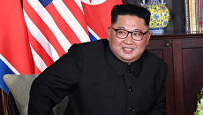 Ким Чен Ын на саммите с Трампом в Сингапуре. 12.06.2018 Ким Чен Ын на саммите с Трампом в Сингапуре. 12.06.2018
