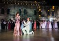 Участники V Большого благотворительного офицерского бала на Площади Михайловской береговой батареи в Севастополе. 11 июня 2018 Участники V Большого благотворительного офицерского бала на Площади Михайловской береговой батареи в Севастополе. 11 июня 2018