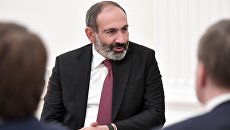 Премьер-министр Армении Никол Пашинян во время встречи с президентом РФ Владимиром Путиным. 13 июня 2018 Премьер-министр Армении Никол Пашинян во время встречи с президентом РФ Владимиром Путиным. 13 июня 2018