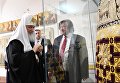 Патриарх Московский и Всея Руси Кирилл в Соборе Рождества Богородицы во время посещения Ферапонтова Белозерского монастыря в рамках Первосвятительского визита в Вологодскую митрополию Патриарх Московский и Всея Руси Кирилл в Соборе Рождества Богородицы во время посещения Ферапонтова Белозерского монастыря в рамках Первосвятительского визита в Вологодскую митрополию