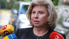 Уполномоченный по правам человека в РФ Татьяна Москалькова у здания следственного изолятора в Киеве. 26 июня 2018 Уполномоченный по правам человека в РФ Татьяна Москалькова у здания следственного изолятора в Киеве. 26 июня 2018