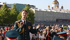 Выступление оркестра Военного университета в парке искусств Музеон. 2 июня 2018 Выступление оркестра Военного университета в парке искусств Музеон. 2 июня 2018