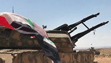 Сирийская армия на границе с Иорданией а провинции Дераа. Архивное фото Сирийская армия на границе с Иорданией а провинции Дераа. Архивное фото