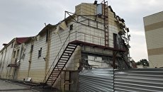 Сгоревший ТЦ Зимняя вишня в Кемерово. Архивное фото Сгоревший ТЦ Зимняя вишня в Кемерово. Архивное фото