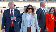 Первая леди США Меланья Трамп прибыла с мужем, президентом Дональдом Трампом в Хельсинки Первая леди США Меланья Трамп прибыла с мужем, президентом Дональдом Трампом в Хельсинки
