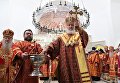 Патриарх Московский и Всея Руси Кирилл совершает великое освящение храма Федоровской иконы Божией Матери Патриарх Московский и Всея Руси Кирилл совершает великое освящение храма Федоровской иконы Божией Матери