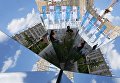 Участники Московского урбанистического форума в парке Зарядье в Москве. 17 июля 2018 Участники Московского урбанистического форума в парке Зарядье в Москве. 17 июля 2018