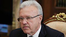 Временно исполняющий обязанности губернатора Красноярского края Александр Усс во время встречи с президентом РФ Владимиром Путиным Временно исполняющий обязанности губернатора Красноярского края Александр Усс во время встречи с президентом РФ Владимиром Путиным