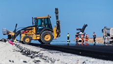 Строительство автомобильных подходов к мосту через Керченский пролив Строительство автомобильных подходов к мосту через Керченский пролив